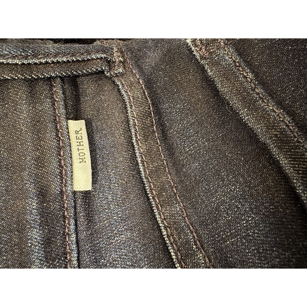 Mother the Mid Rise Dazzler Women's Ankle Jeans Size 31, Blue Dark Wash Denim - Picture 6 of 11